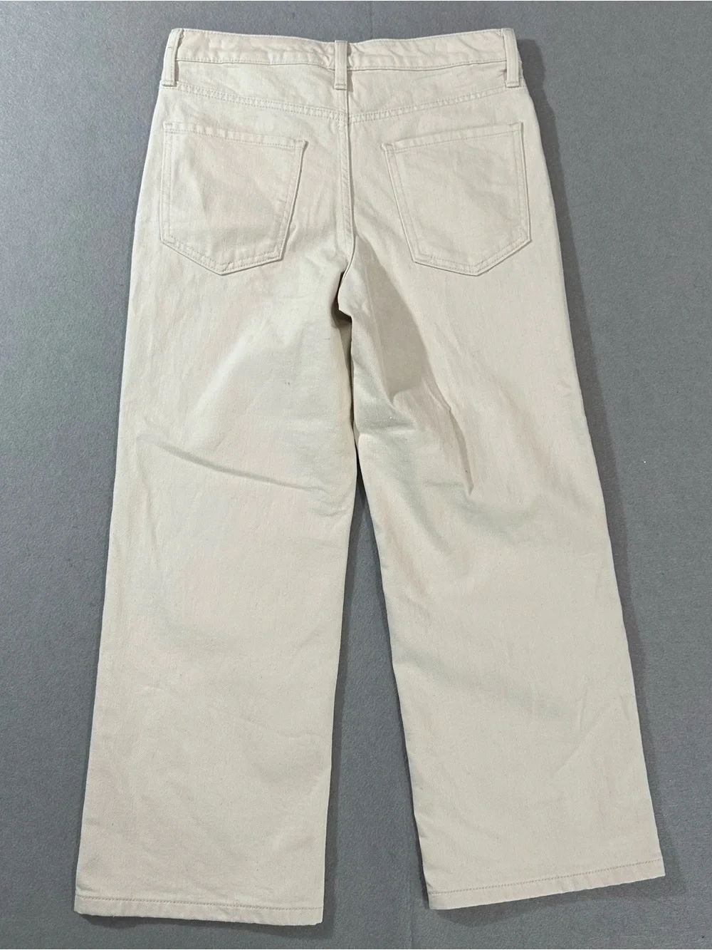 Banana Republic Cream Relaxed Fit Jeans